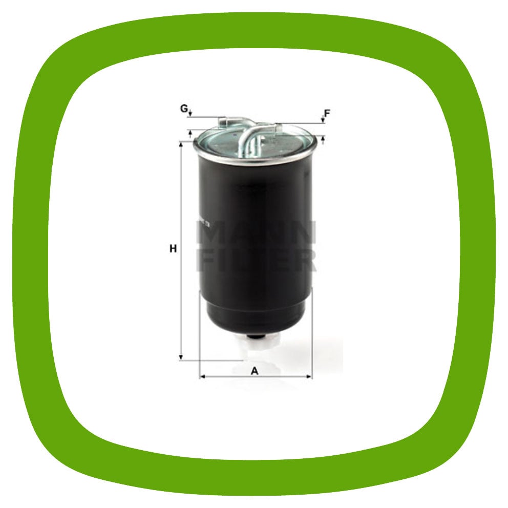 MANN-FILTER WK 842//3 Kraftstofffilter